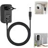 SKJJM Adattatore di Alimentazione 12V 1A 12W, AC 100-240V 50/60Hz a DC 12V con Cavo da 1 M, Alimentazione 5,5 mm x 2,5mm, per Telecamere IP, CCTV, Strisce LED, Dispositivi Audio/Video, Router