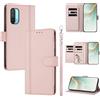 linsuyu Cover Compatible con OnePlus Nord CE 5G 【Design a portafoglio due scomparti per carte】 Custodia per cellulare Pink