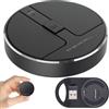 PEARL Ultra Mini Mouse wireless Bluetooth ricaricabile, 13,5 g, 3 tasti, nero