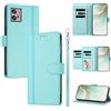 linsuyu Cover Compatible con Motorola Moto G32 【Design a portafoglio due scomparti per carte】 Custodia per cellulare Mint