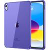 MoKo Trasparente Cover per iPad (A16) 11a Gen. 2025, Viola Profondo