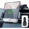 ANPULES Caricatore Wireless Auto per Z Fold 6, Car Wireless Charger Compatibile con Samsung Galaxy Z Fold5 4 3 2/S22 Ultra, Supporto Telefono Auto Ventosa/Air Vent per iPhone15 14 13 Pro Max Plus