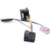Daniko Adattatore Bluetooth Aux in Quadlock Music Stream adatto per Audi RNS-E adattatore mp3