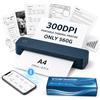 Generico Portable Printers Wireless for Travel - Inkless Thermal Printer Support 8.5 X 11 US Letter and A4 Thermal Paper - Bluetooth Printers for Home Use, Office, Car, Compatible with iOS, Android, Laptop