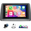 Asudaro Autoradio 2 DIN Android 14 per Fiat Panda 2003-2011, Schermo Touch 7 Pollici 4+64G, Compatibile con CarPlay e Android Auto, Bluetooth GPS FM/RDS, Navigazione Auto