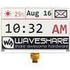Waveshare 7.5inch E-Paper Raw Display Panel (B) 800x480 Resolution E-Ink Electronic Paper Screen Without PCB Support Red Black and White Three-Color and White SPI Interface