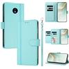 linsuyu Cover Compatible con Nokia C10 / C20 【Design a portafoglio due scomparti per carte】 Custodia per cellulare Mint