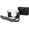 SMALLRIG Kit Custodia Pelle X100VI Nero - 5622 | Portatile e Protettiva, Include Mezza Borsa in Pelle, Kit Custodia in Pelle per fujiFILM X100VI, Custodia Flip e Tracolla