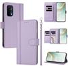 linsuyu Cover Compatible con OnePlus Nord N20,Compatible con Oppo A96 / Reno7 Lite / Reno7 Z / Reno8 Lite / Reno8 Z 【Design a portafoglio due scomparti per carte】 Custodia per cellulare Purple