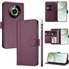 linsuyu Cover Compatible con Realme Narzo 60 Pro,Compatible con Realme 11 Pro (Plus) 5G 【Design a portafoglio due scomparti per carte】 Custodia per cellulare Violet
