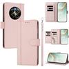 linsuyu Cover Compatible con Realme 12 5G / 12x / 13 5G / C65 (Not 4G),Compatible con Realme Narzo 70x / Narzo N65 【Design a portafoglio due scomparti per carte】 Custodia per cellulare Pink