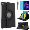 R.SHENGTE Custodia per Lenovo Tab M10 Plus 10.3 Inch 2020 (TB-X606F TB-X606X) - Rotazione di 360 gradi Custodia protettiva completa per supporto,Con Penna Stilo, Pellicola Per Schermo (Black)