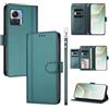 linsuyu Cover Compatible con Motorola Moto X30 Pro 5G / Edge 30 Ultra 【Design a portafoglio due scomparti per carte】 Custodia per cellulare Green