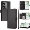 linsuyu Cover Compatible con OnePlus Nord CE3 5G,Compatible con Oppo K11 (China) 【Design a portafoglio due scomparti per carte】 Custodia per cellulare Black