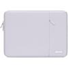 MOSISO 14 pollici Custodia PC Computer Compatibile con HP Lenovo ASUS Acer | 14 pollici Borsa PC per HP Stream, Dell Latitude, Lenovo IdeaPad, Poliestere Manica Verticale con Tasca, Lilla Polveroso