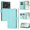 linsuyu Cover Compatible con ZTE Nubia Z70 Ultra 【Design a portafoglio due scomparti per carte】 Custodia per cellulare Mint