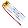 Winfox 3.7V 500mAh 701555 Batteria ricaricabile ai polimeri di litio Lipo con connettore PH 2.0mm per altoparlante Bluetooth, Dash Cam, dispositivi domestici intelligenti