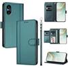 linsuyu Cover Compatible con Sony Xperia 5 V 【Design a portafoglio due scomparti per carte】 Custodia per cellulare Green