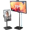 COOPER TabStand Supporto iPad Scrivania 51 cm, Supporto Monitor Portatile fino a 17 Portata 2 kg, Supporto Tablet da Tavolo, Supporto Tablet, Compatibile iPad Apple, Samsung, Kindle, Fire (Nero)