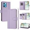 linsuyu Cover Compatible con Realme Narzo 50 Pro,Compatible con Realme 9 4G / 9 Pro Plus 5G 【Design a portafoglio due scomparti per carte】 Custodia per cellulare Purple
