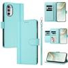linsuyu Cover Compatible con Motorola Moto G52 4G / G82 5G / G71S 5G 【Design a portafoglio due scomparti per carte】 Custodia per cellulare Mint