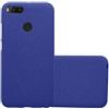 Cadorabo Xiaomi Mi A1 / 5X Custodia Silicone TPU FROST in FROST BLU SCURO - Morbida Cover Protettiva Super Sottile con Bordo Protezione - Back Case Ultra Slim Gel Bumper Fina Antiurto Guscio Originale