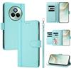 linsuyu Cover Compatible con Realme P3 Pro 5G 【Design a portafoglio due scomparti per carte】 Custodia per cellulare Mint