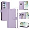 linsuyu Cover Compatible con Motorola Edge X30 / 30 Pro/Edge Plus (2022) XT2201 【Design a portafoglio due scomparti per carte】 Custodia per cellulare Purple