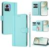 linsuyu Cover Compatible con Motorola Moto X30 Pro 5G / Edge 30 Ultra 【Design a portafoglio due scomparti per carte】 Custodia per cellulare Mint