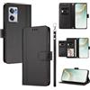 linsuyu Cover Compatible con OnePlus Nord CE2 5G 【Design a portafoglio due scomparti per carte】 Custodia per cellulare Black