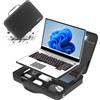Smatree Laptop Custodia a Tracolla Rigida per 15,6-16 pollici ASUS L510/P1512/M515/F515/ProArt P16, per ROG Zephyrus G16/M16/G15, per Chromebook Flip CM5/CX5, per ROG Flow X16 2023/2022,Borsa con Mano