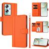linsuyu Cover Compatible con Oppo A79 / A2 5G / A1S,Compatible con OnePlus Nord N30 SE 【Design a portafoglio due scomparti per carte】 Custodia per cellulare Orange