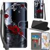 Haninsuze Cover per Honor 90 5G, farfalla rosa | Pelle PU Portafoglio, Porta Carte, Magnetica, Libro, Antiurto Custodia