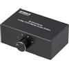 SpeaKa Professional SP-AS-500 4 Porte Switch audio RCA Contenitore in metallo