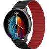 IMIKI HOLO PRO KW66 - Smartwatch uomo donna - Display AMOLED1,43, Connettività Bluetooth, Cinturino magnetico, Misura ossigeno nel sangue e Frequenza cardiaca, Android e iOS - Black