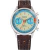 TACTICAL FROG Militado ML23-40mm orologio cronografo militare da uomo, movimento al quarzo Sweep, vetro zaffiro bombato, BGW9, 100 m, impermeabile, blu/nero