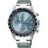 Seiko Selection Cronografo al quarzo da uomo, Quadrante: blu chiaro, 1個, Cronografo