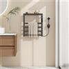 YU YUSING Scaldasalviette Elettrico Bagno, Asciugamani con Radiatore Grigio
