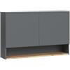 Vicco Mobile bagno Viktor, Antracite/Rovere dorato, 93.6 x 60 cm | a 2 ante