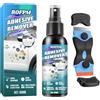 ROFPM Rimuovi Colla Spray, Residui Adesivi e Colla, Adesivi su Vetri Auto, Solvente per Colla Caldo Carrozzeria, Finestre, Pareti, Smacchiatore per Residui di Colla, Etichette, Nastro Adesivo, Gomma