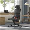 SIHOO B100SE Sedia Ufficio Ergonomica, Sedia Scrivania con Supporto Lombare | Schiuma Memoria Morbida, Braccioli Ribaltabili, Sedia Informatica Comoda Ufficio a Casa, Inclinazione 3 Velocità 110° a 135°