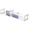 Generic Scarpiera regolabile, scarpiera estraibile, scarpiera salvaspazio da appendere, scaffale regolabile per ingresso armadio, garage angolare