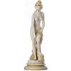 BeautifulGreekStatues Elena di Troia Sparta Scultura Statua in Alabastro Figura Femminile Nuda 23cm Tono Dorato