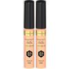Max Factor Correttore Liquido Facefinity All Day Flawless Concealer, Formula Illuminante a Lunga Durata e Coprenza Modulabile, Tonalità 30, 7,8 ml (Confezione da 2)