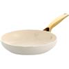Blue Diamond White Diamond Padella, 20 cm, Rivestimento Diamanti, Senza PFAS, Alluminio, Induzione, Adatta al Forno 200 °C, Lavabile in Lavastoviglie, Bianca