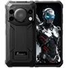 Fossibot Smartphone FOSSIBOT F110 Pro Android 5G, 128 GB di memoria interna, 8 GB di RAM, display da 6,745 pollici, batteria da 10.000 mAh - Nero