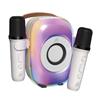 Sbs - Speaker Karaoke Wireless Portatile Con 2 Microfoni-bianco