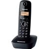 Panasonic KX-TG1611JTH Telefono Cordless Digitale, Unità Base e Ricevitore Singolo, ID Chiamante, Batteria Lunga Durata, Display LCD, Rubrica, Memoria di Riselezione, Sveglia, Grigio Antracite