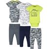 Onesies Brand Set di 3 completi unisex per neonati, abbinabili, da neonato a 12 mesi, set di pantaloni