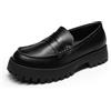 DREAM PAIRS Mocassini Penny con Plateau da Donna | Comode Slip-On con Suola Carrarmato, Stile Elegante-Casual, per Lavoro e Ufficio